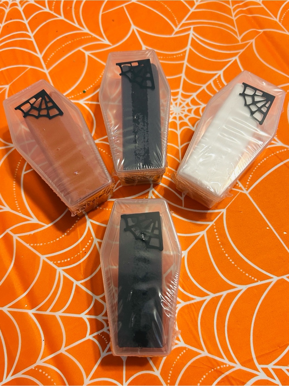Halloween Coffin Air Dry Modeling Clay Set of 4